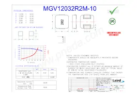 MGV12032R2M-10 Datasheet Cover