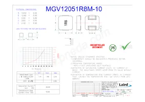 MGV12051R8M-10數據表 封面