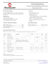 MX574BNR805M664-TR Datasheet Cover