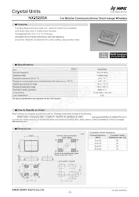 NX2520SA-26MHZ-STD-CSX-1 Datenblatt Cover