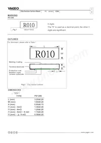 PE1206FKM470R02Z Datasheet Page 3