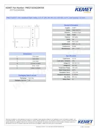 PME271ED6220KR30 Datasheet Cover