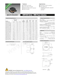 SDR1045-330M Datasheet Cover