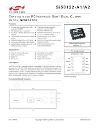 SI50122-A2-GMR Datasheet Copertura