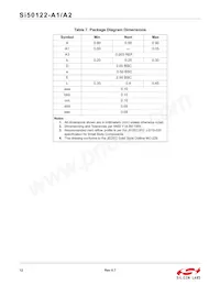 SI50122-A2-GMR Datasheet Page 12