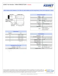 T495A475M020ZTE2K0 Datasheet Cover