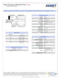 T495D107K004ZTA800 Datasheet Cover