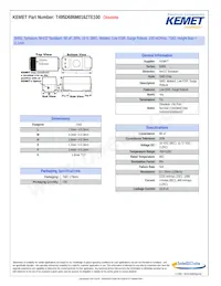 T495D686M016ZTE100 Datenblatt Cover