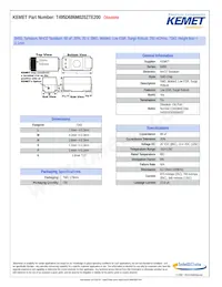 T495D686M020ZTE200 Datenblatt Cover