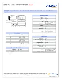 T495V107K010ZTE200 데이터 시트 표지