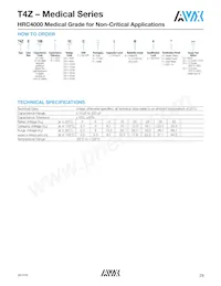 T4ZE106K015CRLB4900 Datasheet Page 2