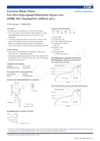 TCM0806S-350-2P-T200 Datasheet Pagina 2