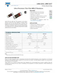 UMA02040G3369CA100 Datasheet Cover