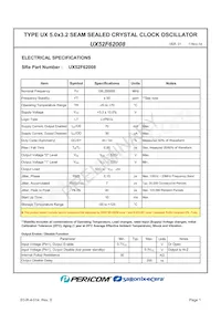 UX52F62008 데이터 시트 페이지 3