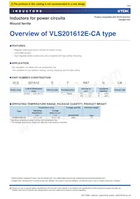 VLS201612ET-R68N-CA Datasheet Pagina 3