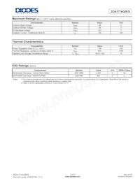 2DA1774Q-7-F Datasheet Page 2