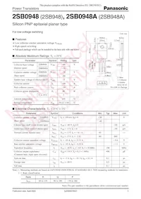 2SB0948AP Datenblatt Cover