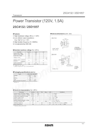 2SC4132T100P Datasheet Cover