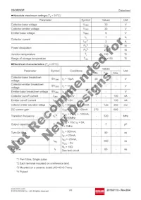 2SCR293PT100 Datasheet Page 2