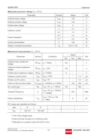 2SCR372P5T100R Datasheet Page 2