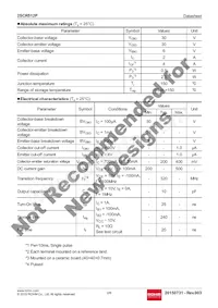 2SCR512PT100 Datasheet Page 2