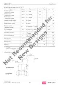 2SCR513PT100 Datasheet Page 2