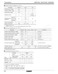 2SD2264TV2R Datasheet Page 2