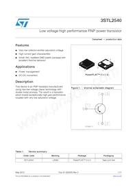 3STL2540 Datasheet Cover