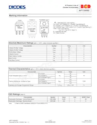 APT13005DT-G1 Datasheet Page 2