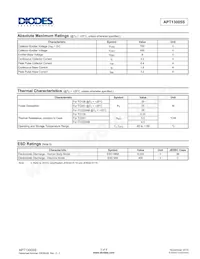 APT13005SI-G1 Datasheet Page 2