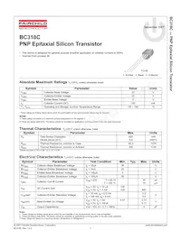 BC318C Datenblatt Cover