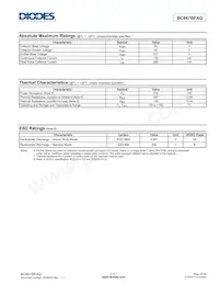 BC847BFAQ-7B Datasheet Page 2