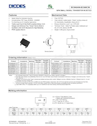 BC848CW-7-F Datasheet Cover