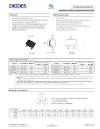 BC858BW-7-F Datasheet Cover