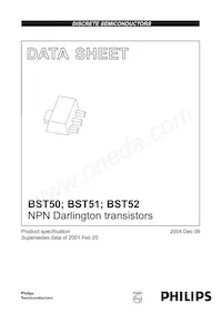 BST51 Datasheet Cover