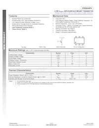 DSS4240V-7 Datasheet Cover