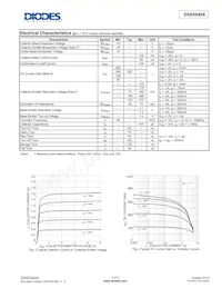 DSS5540X-13 Datasheet Pagina 3