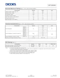 DXT13003DK-13 Datasheet Page 2