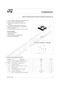 ESM4045DV Datasheet Cover