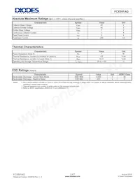 FCX591AQTA Datasheet Page 2