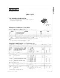 FMBS5401 Datasheet Cover