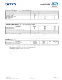 FMMT720TC Datasheet Page 2