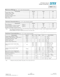 FMMTL718TC Datasheet Page 2