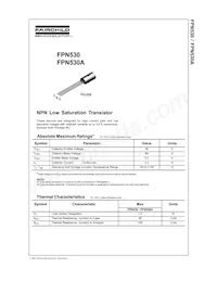 FPN530 Datasheet Cover
