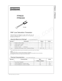 FPN630 Datasheet Cover