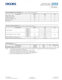FZT1051ATC Datasheet Page 2