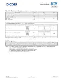 FZT489TC Datasheet Page 2