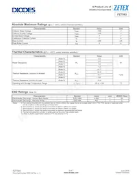 FZT593TC Datasheet Page 2