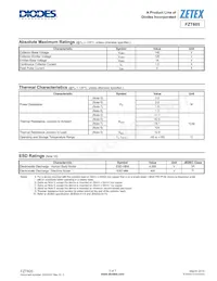 FZT605TC Datasheet Page 2