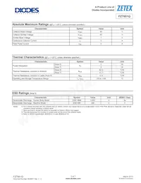 FZT651QTA Datasheet Page 2